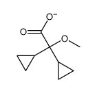 2,2-dicyclopropyl-2-methoxyacetate Structure