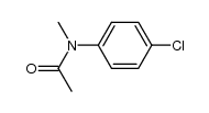 N-(4-chlorophenyl)-N-methylacetamide Structure