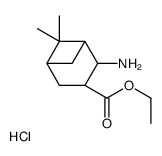 Ethyl (1R,2R,3S,5R)-2-amino-6,6-dimethylbicyclo[3.1.1]heptan-3-carboxylate hydrochloride结构式