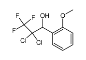 2,2-dichloro-3,3,3-trifluoro-1-(2-methoxyphenyl)propanol结构式