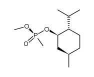 R-(-) [(-)-menthyl] methyl methylphosphonate Structure