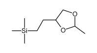 trimethyl-[2-(2-methyl-1,3-dioxolan-4-yl)ethyl]silane Structure