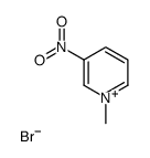 1-methyl-3-nitropyridin-1-ium,bromide Structure