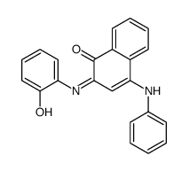 4-anilino-2-(2-hydroxyphenyl)iminonaphthalen-1-one Structure