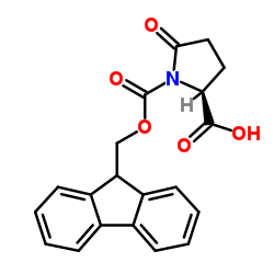 9-fluoroenylmethoxycarbonylpyroglutamate structure