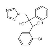 (1S,2R)-1-(2-chlorophenyl)-2-phenyl-3-(1,2,4-triazol-1-yl)propane-1,2-diol结构式