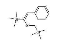 α-(trimethylsilyl)stylyl (trimethylsilyl)methyl sulfide结构式