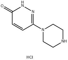 6-(哌嗪-1-基)哒嗪-3-醇盐酸盐结构式