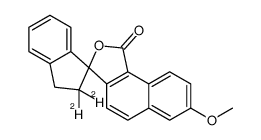 2,2-dideuterio-7'-methoxyspiro[1H-indene-3,3'-benzo[g][2]benzofuran]-1'-one Structure