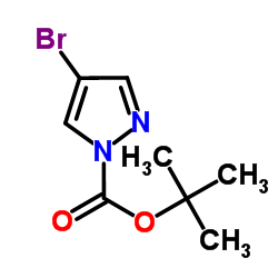 1-Boc-4-溴吡唑结构式