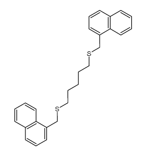 1,1'-(2,8-dithia-nonane-1,9-diyl)-bis-naphthalene Structure