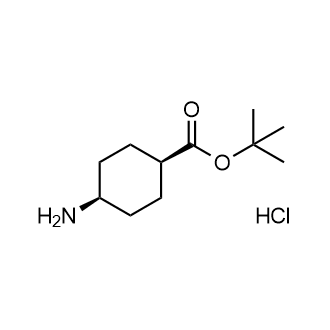 CIS-4-氨基环己烷-1-羧酸叔丁酯盐酸盐结构式