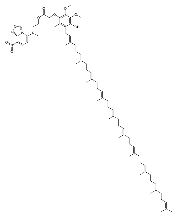 4-(N-(acetoxyethyl)-N-methylamino)-7-nitro-2,1,3-benzoxadiazole ubiquinone Structure