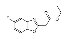 ethyl 2-(5-fluoro-1,3-benzoxazol-2-yl)acetate Structure