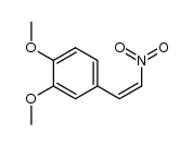 3,4-Dimethoxy-w-nitrostyren Structure