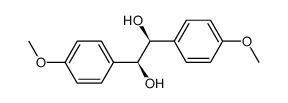 (-)-(2S,3S)-1,2-bis(4-methoxyphenyl)ethane1,2-diol Structure
