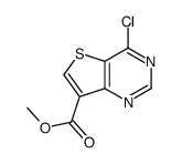 4-氯噻吩并[3,2-d]嘧啶-7-羧酸甲酯结构式