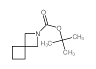 2-氮杂螺[3.3]庚烷-2-羧酸叔丁酯结构式