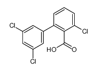 2-chloro-6-(3,5-dichlorophenyl)benzoic acid Structure