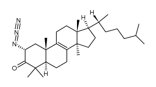 2α-azidolanost-8-en-3-one Structure