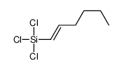 trichloro(hex-1-enyl)silane结构式