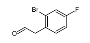 (2-Bromo-4-fluorophenyl)acetaldehyde Structure