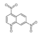4,7-dinitro-1-oxidoquinolin-1-ium Structure