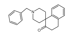 1'-benzyl-3,4-dihydro-2-oxospiro[naphthalene-1(2H),4'-piperidine]结构式