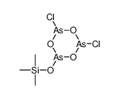 (4,6-dichloro-1,3,5,2,4,6-trioxatriarsinan-2-yl)oxy-trimethylsilane Structure