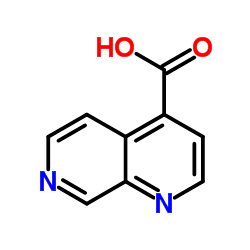 1,7-naphthyridine-4-carboxylic acid Structure