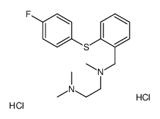 N'-[[2-(4-fluorophenyl)sulfanylphenyl]methyl]-N,N,N'-trimethylethane-1,2-diamine,dihydrochloride Structure