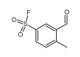 3-formyl-4-methylbenzenesulfonyl fluoride Structure