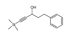 5-phenyl-1-trimethylsilylpent-1-yn-3-ol结构式