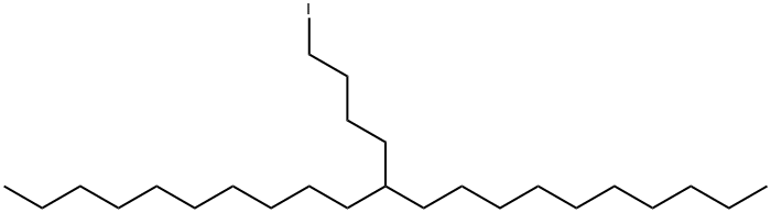 1-碘-5-癸基十五烷结构式