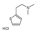 N,N-dimethyl-2-thiophen-2-ylethanamine,hydrochloride Structure