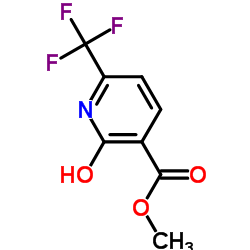 2-氧代-6-(三氟甲基)-1,2-二氢吡啶-3-羧酸甲酯结构式