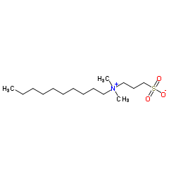 3-(癸基二甲基铵)丙烷-1-磺酸内盐结构式