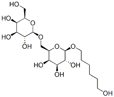 .beta.-D-Galactopyranoside, 6-hydroxyhexyl 6-O-.beta.-D-galactopyranosyl-结构式