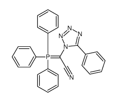 2-(5-phenyltetrazol-1-yl)-2-(triphenyl-λ5-phosphanylidene)acetonitrile Structure