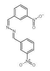 Benzaldehyde, 3-nitro-,2-[(3-nitrophenyl)methylene]hydrazone结构式