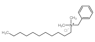 benzyldimethylundecylammonium chloride结构式