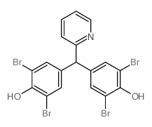 Phenol,4,4'-(2-pyridylmethylene)bis[2,6-dibromo- (8CI)结构式