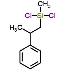 Dichloro(methyl)(2-phenylpropyl)silane Structure