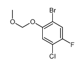 1-bromo-4-chloro-5-fluoro-2-(methoxymethoxy)benzene结构式