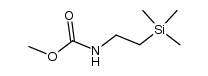 (2-trimethylsilanyl-ethyl)-carbamic acid methyl ester结构式