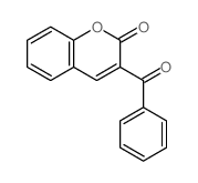 3-苯甲酰基香豆素结构式