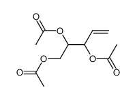 DL-erythro-pentene-(1)-triol-(3.4.5)-triacetate结构式