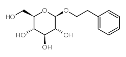 2-Phenylethyl-beta-glucopyranoside结构式