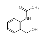 2-乙酰氨基苯甲醇结构式