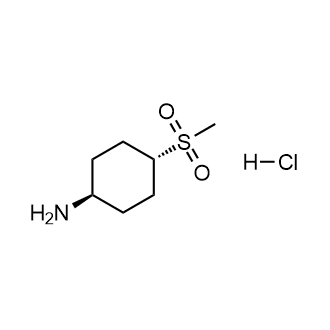(1r,4r)-4-(甲基磺酰基)环己-1-胺盐酸盐结构式